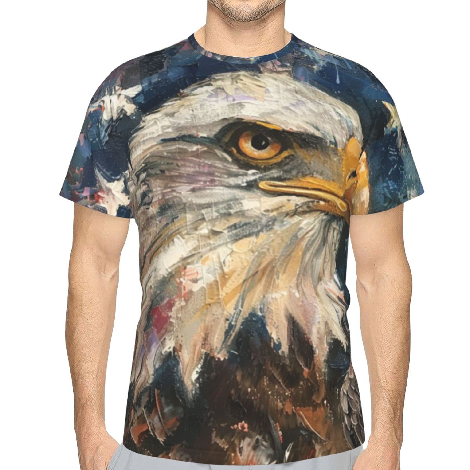 Artistic Eagle Short Sleeve T-Shirt
