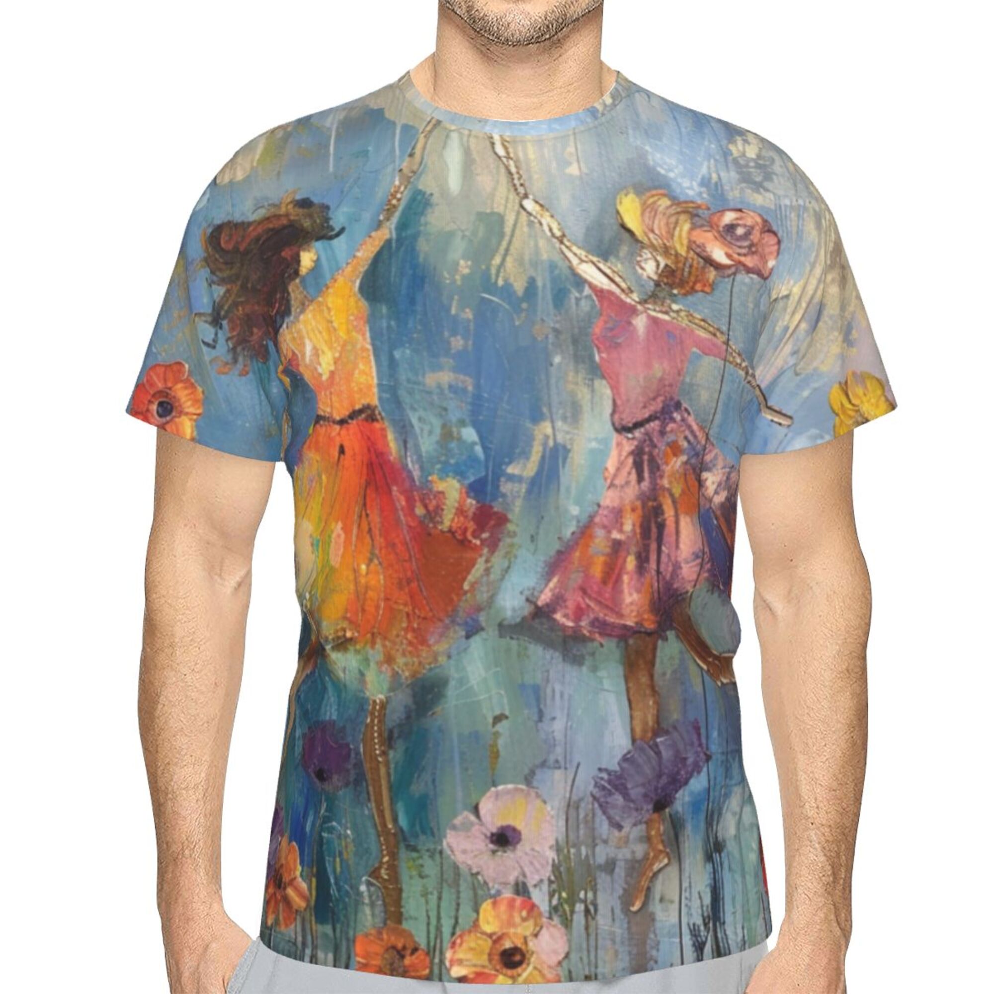 Men's Dreamy Garden Dancers Graphic T-Shirt