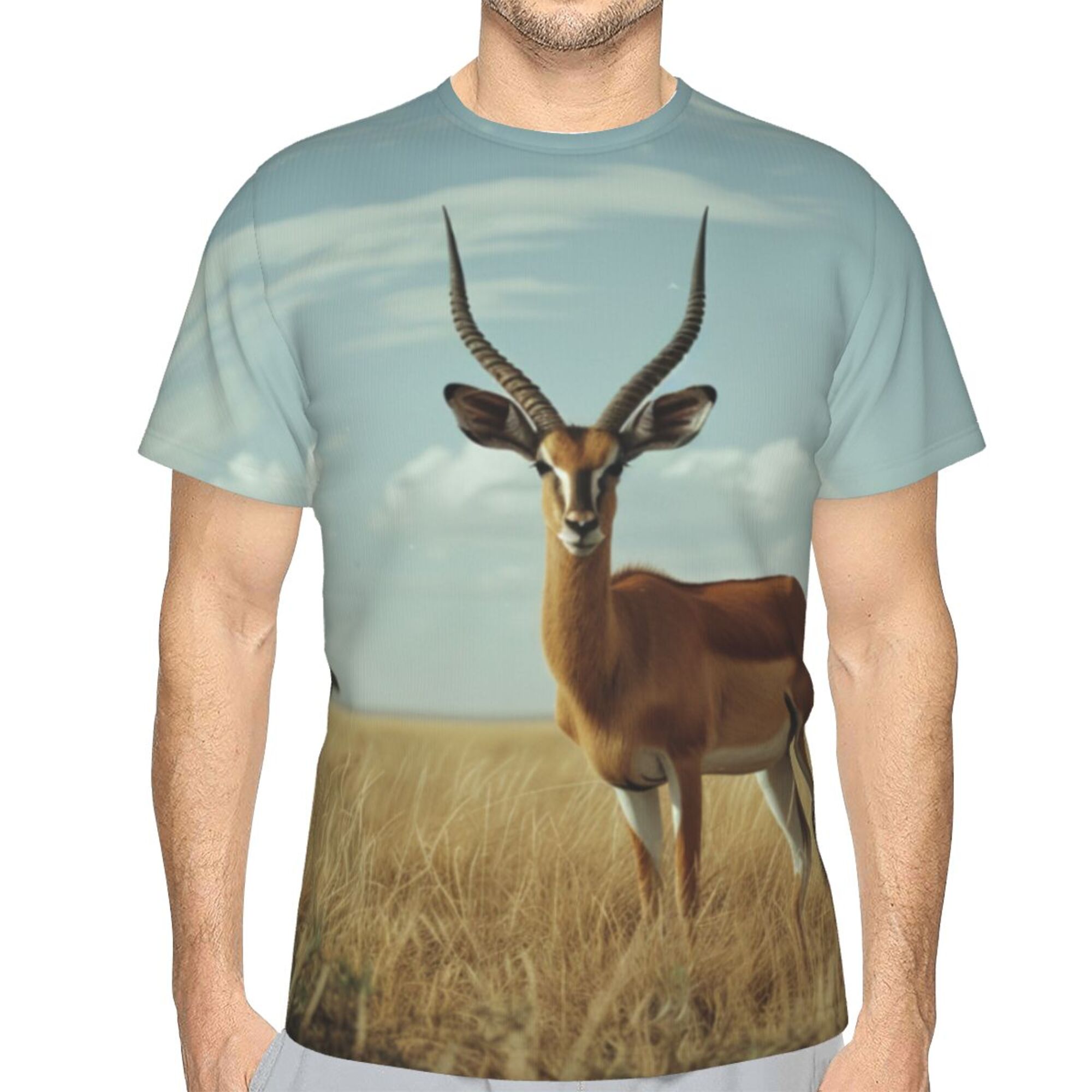 Savanna Gazelle Art T-Shirt