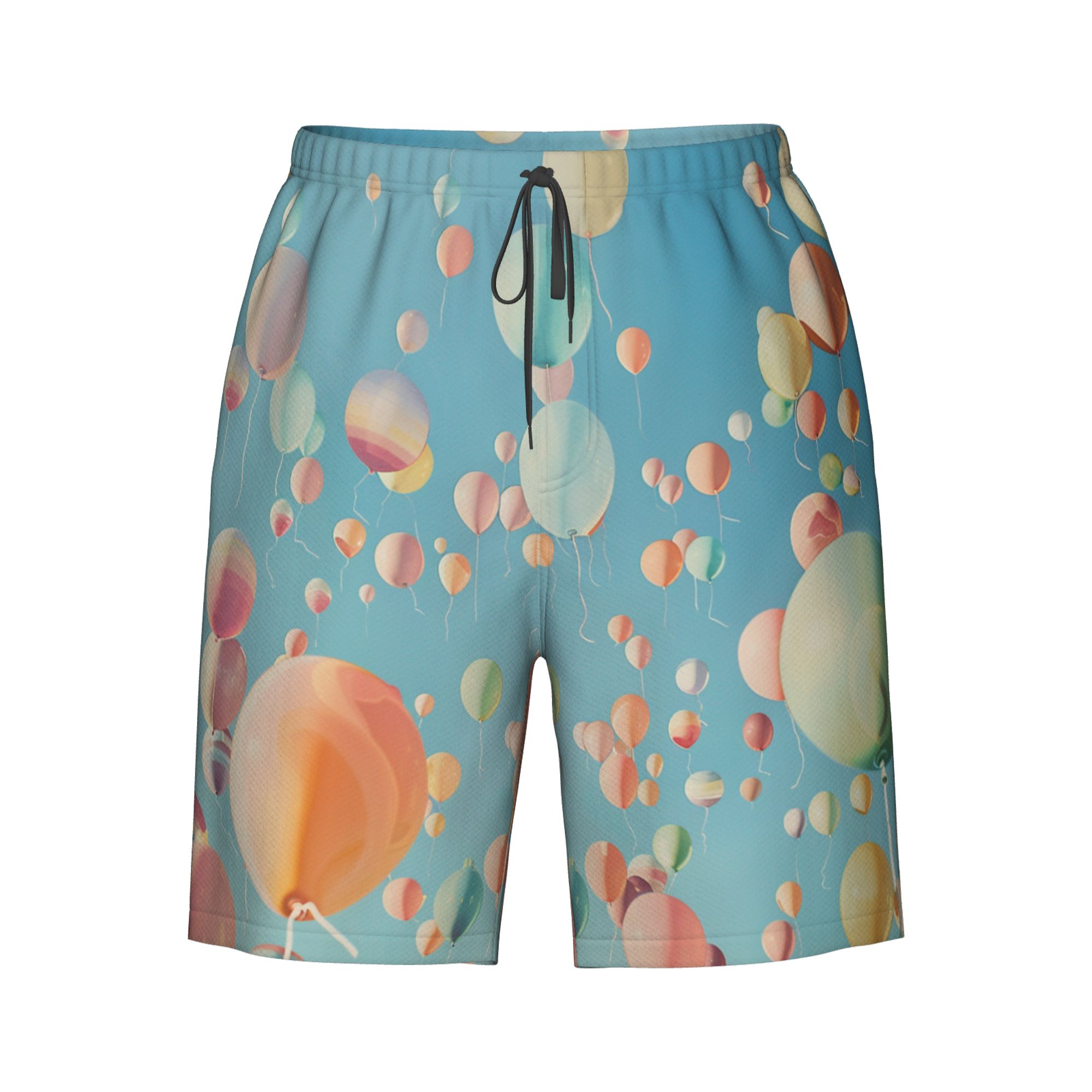 Balloon Pattern Men's Casual Shorts